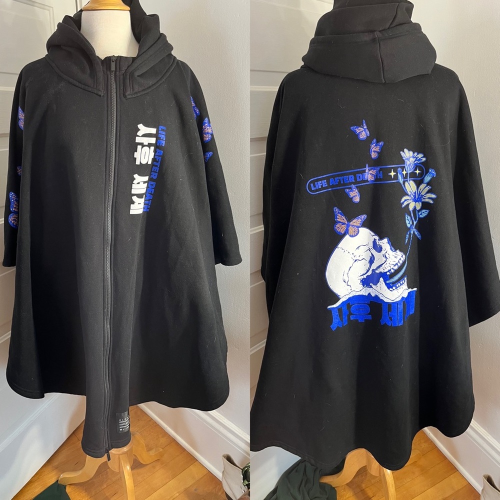 CLOAK brand cloak. hidden in plain sight Life After Death collection cloak